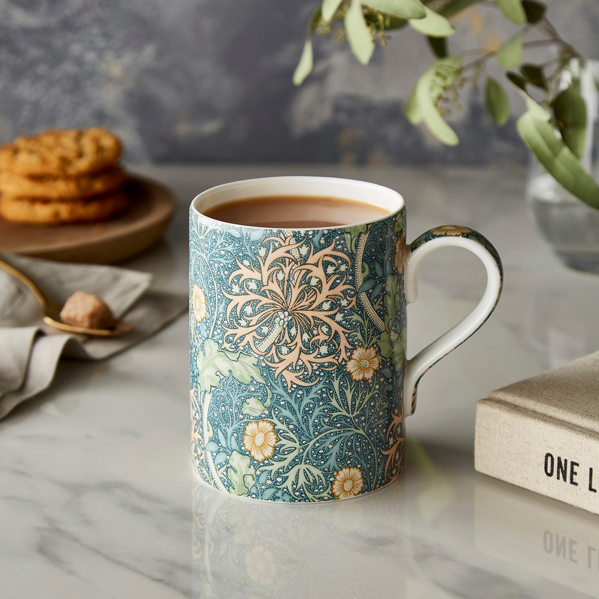 Morris & Co. Seaweed  Seaglass Mug image number null